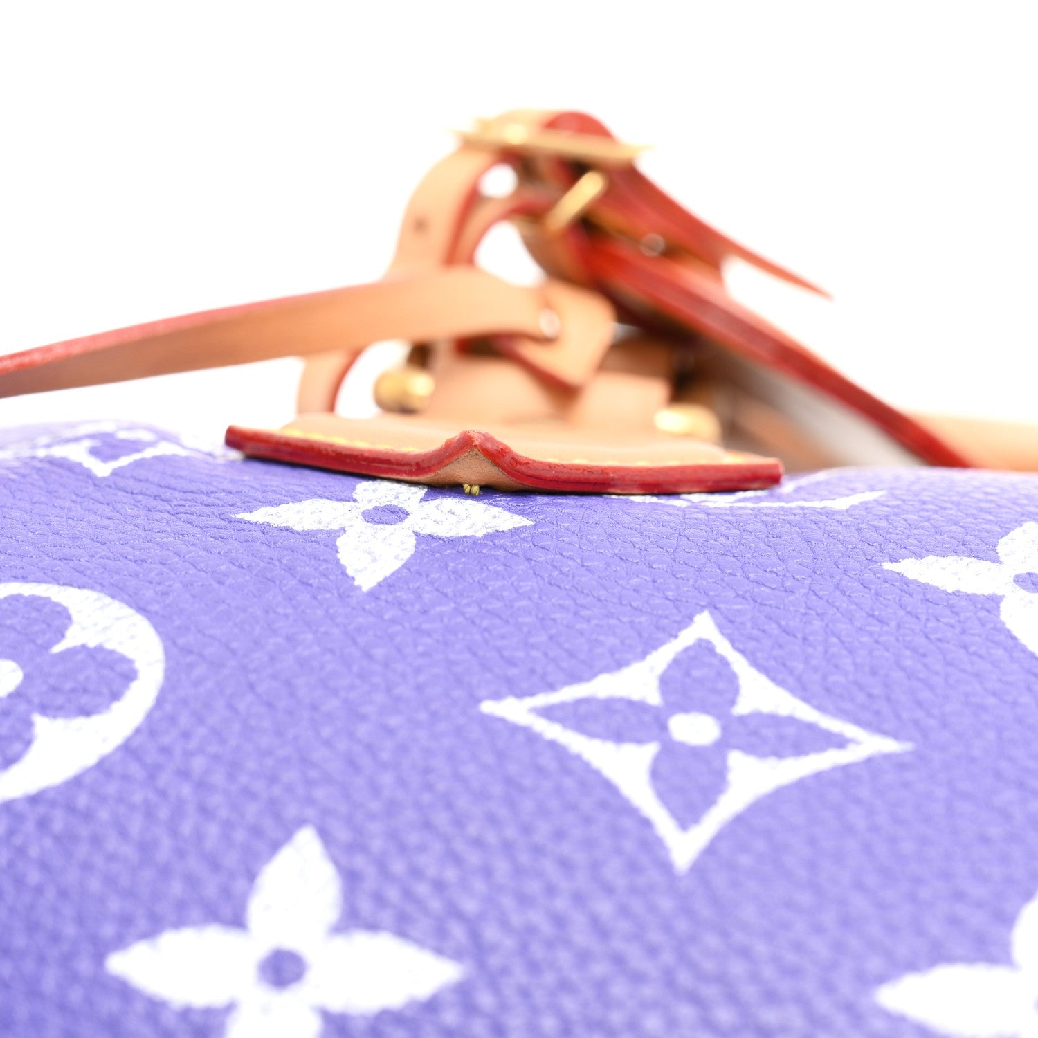Calfskin Monogram Speedy P9 Bandouliere 40 Amethyst