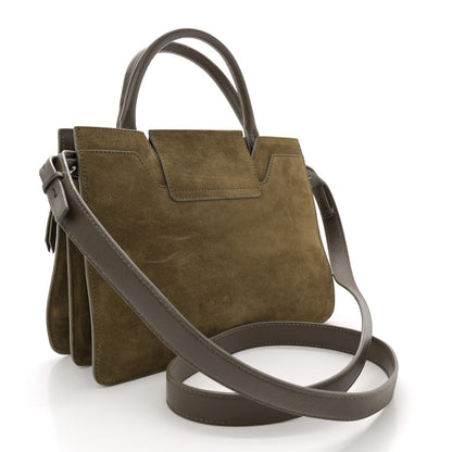 Suede Rebel Tote Brown