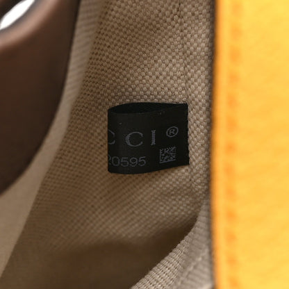 GG Supreme Monogram Neo Vintage Drawstring Bucket Backpack Beige New Acero Crop