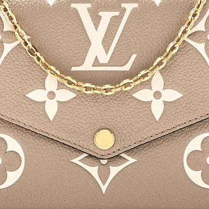 Empreinte Monogram Giant Felicie Pochette Tourterelle Creme