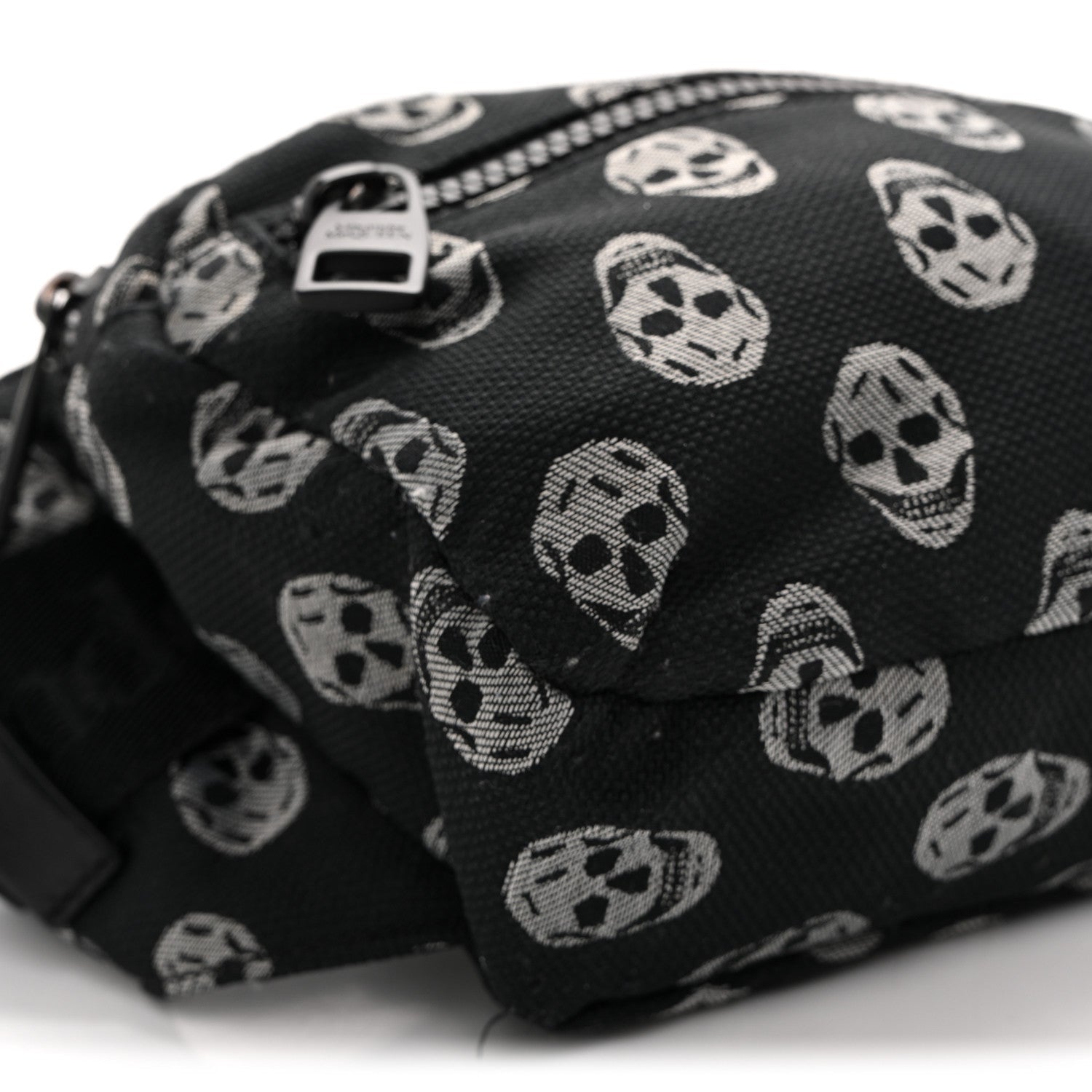 Jacquard Skull Belt Bag Black White