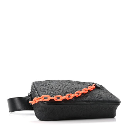 Taurillon Monogram Uniformes Solar Ray Soft Pochette Volga Belt Bag Black