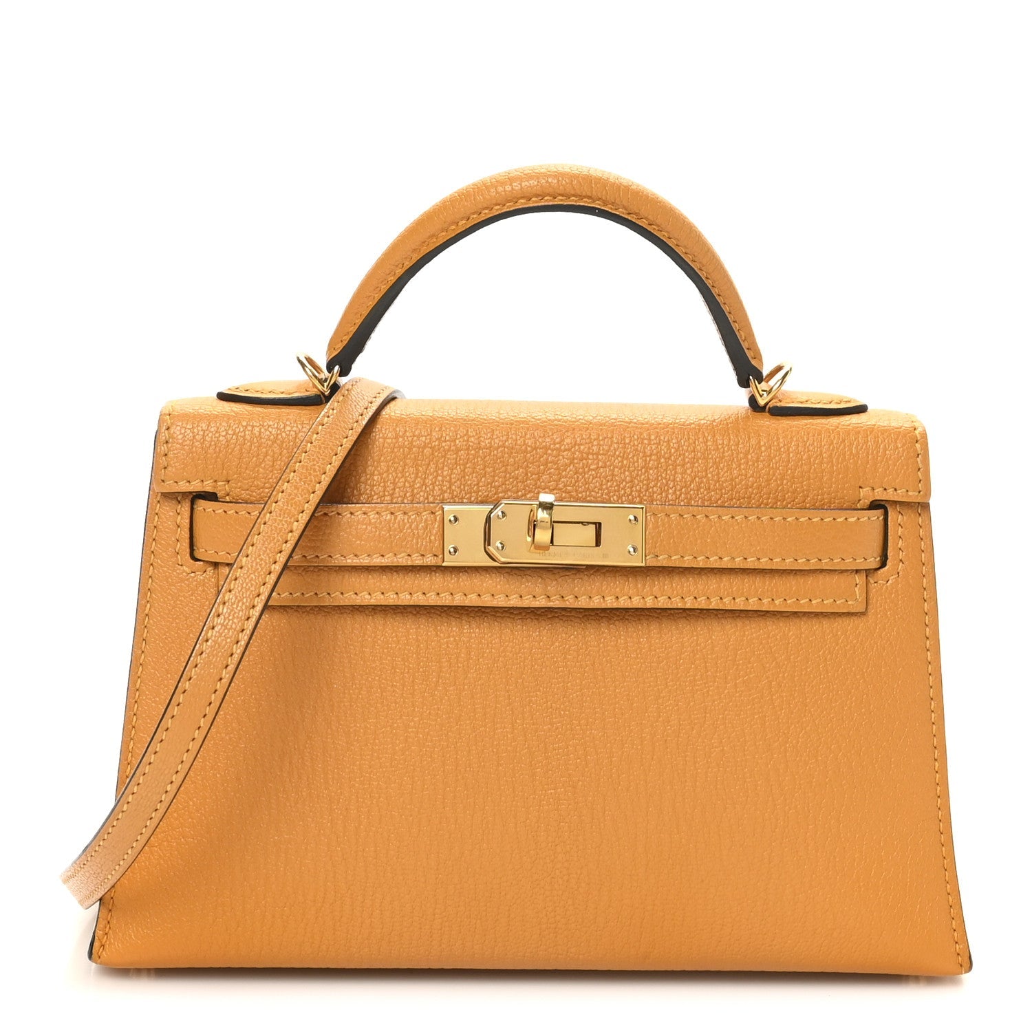 Chevre Chamkila Mini Kelly Sellier 20 Jaune D&