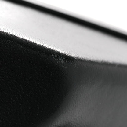 Calfskin G Chain Clutch Black