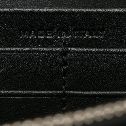 Patent Calfskin Matelasse Monogram Vicky Chain Wallet Neon Yellow