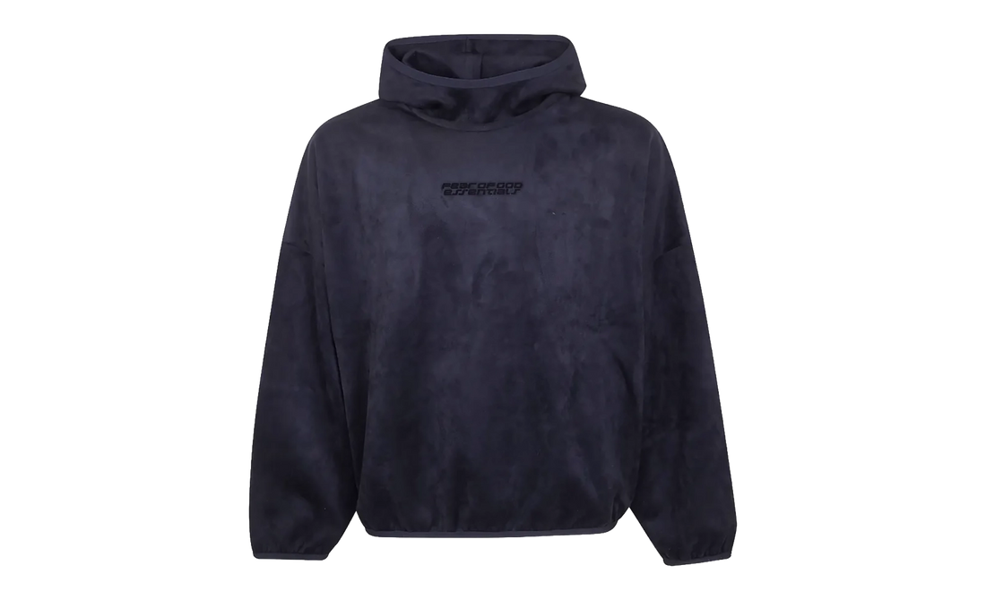 Suede Fleece Modern Hoodie "Vintage Black" 192HO256941F
