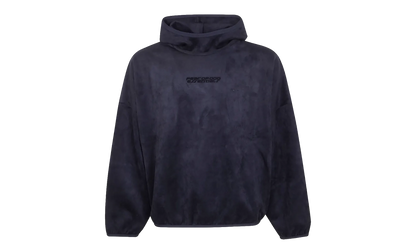 Suede Fleece Modern Hoodie "Vintage Black" 192HO256941F