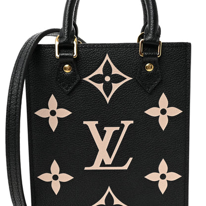 Empreinte Monogram Giant Petit Sac Plat Black Beige