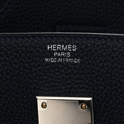 Togo Todoo Feutre HAC Birkin 50 Gris Clair Bleu Nuit