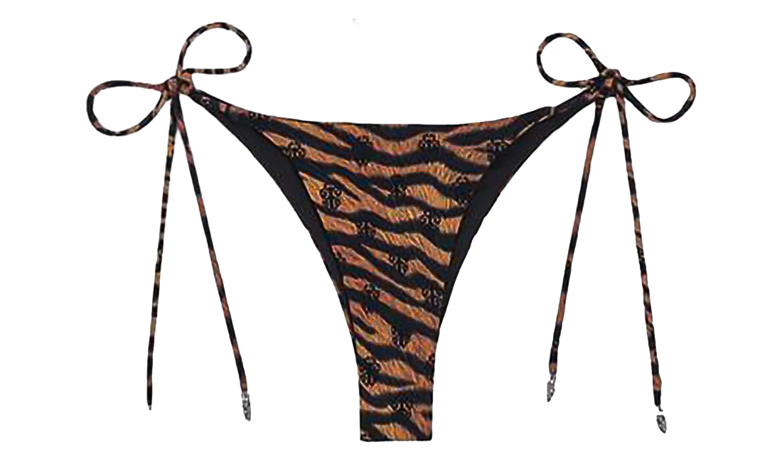 X DIB Orange Tiger Bikini bottom "Brown" CHRM1085
