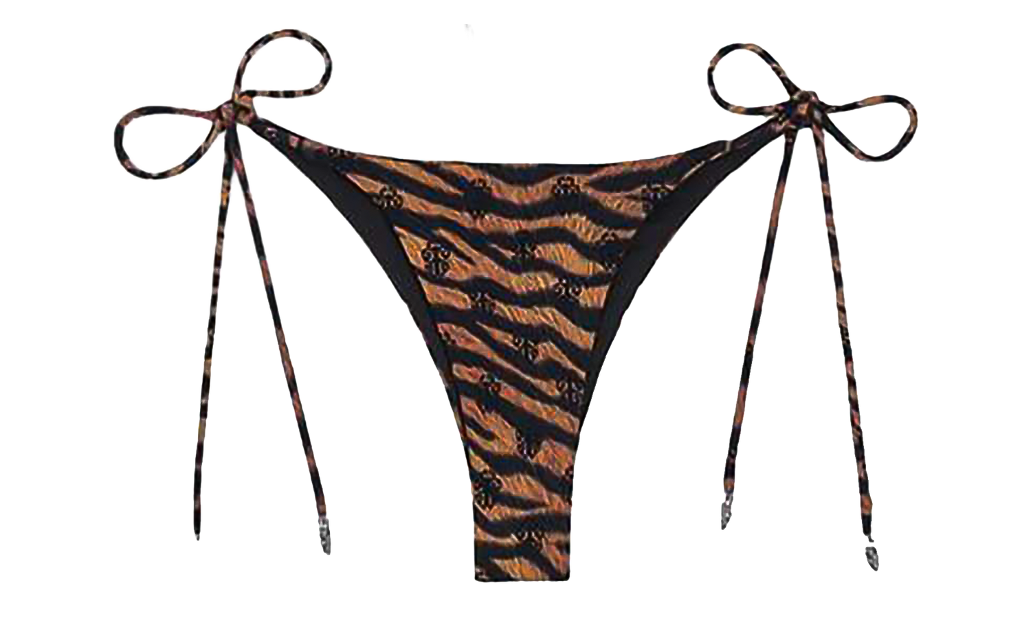 X DIB Orange Tiger Bikini bottom "Brown" CHRM1085