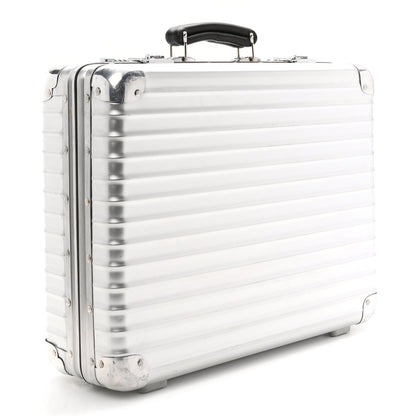 Aluminum Junkers F13 Collection Classic Flight Attache Briefcase Silver