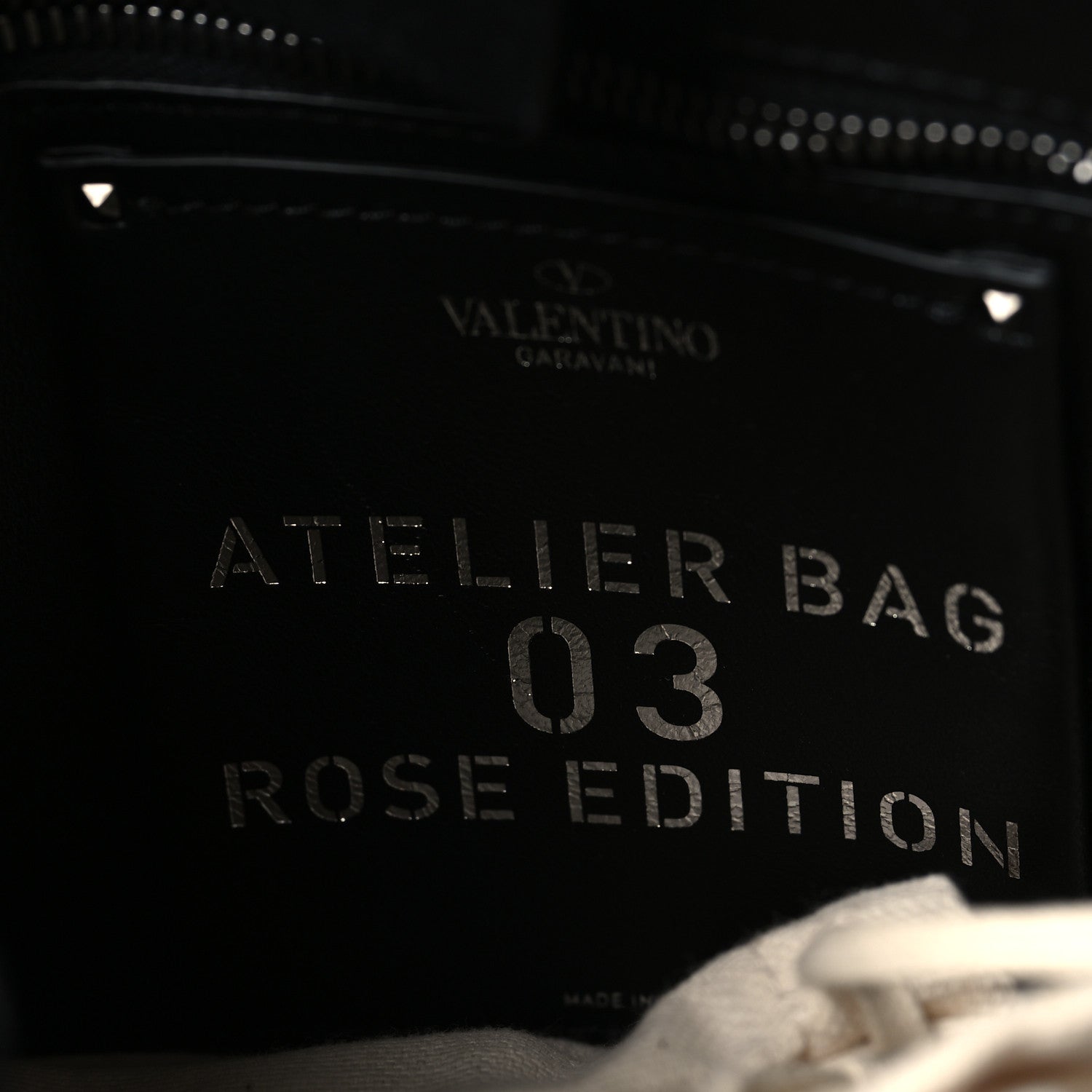 Nappa Atelier 03 Rose Edition Small Hobo Black