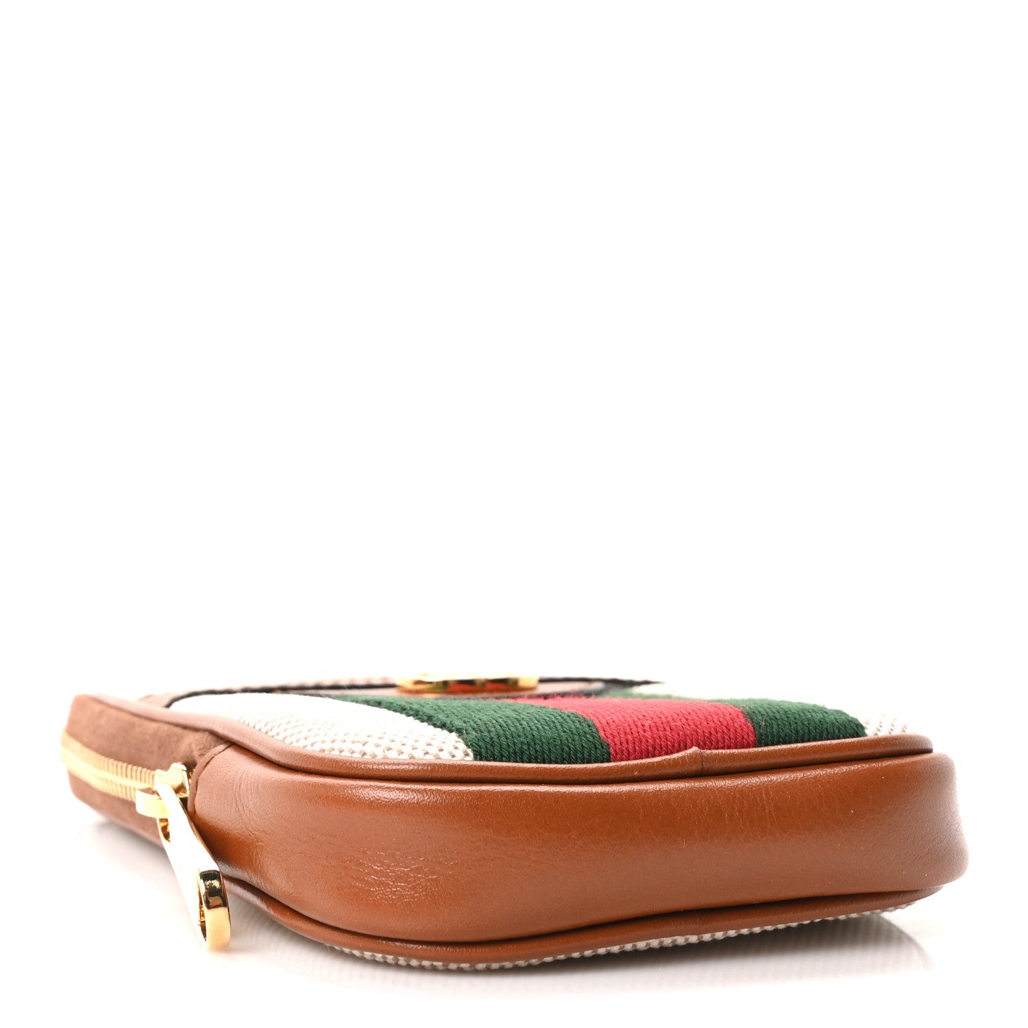 Vintage Canvas Calfskin Web Belted iPhone Case 90 36 Sand Cuir