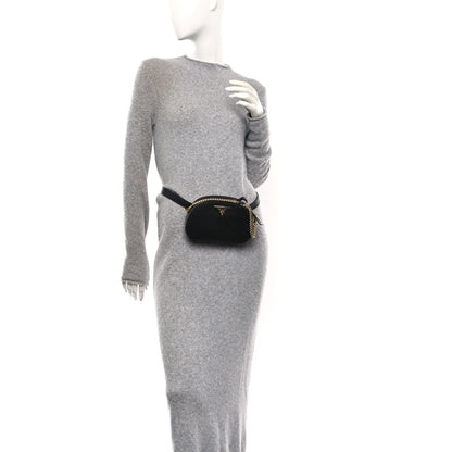 Saffiano Lux Odette Belt Bag Black