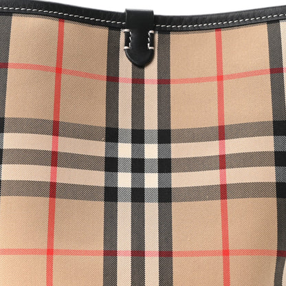 Vintage Check Calfskin Mini Ashby Bucket Bag Archive Beige