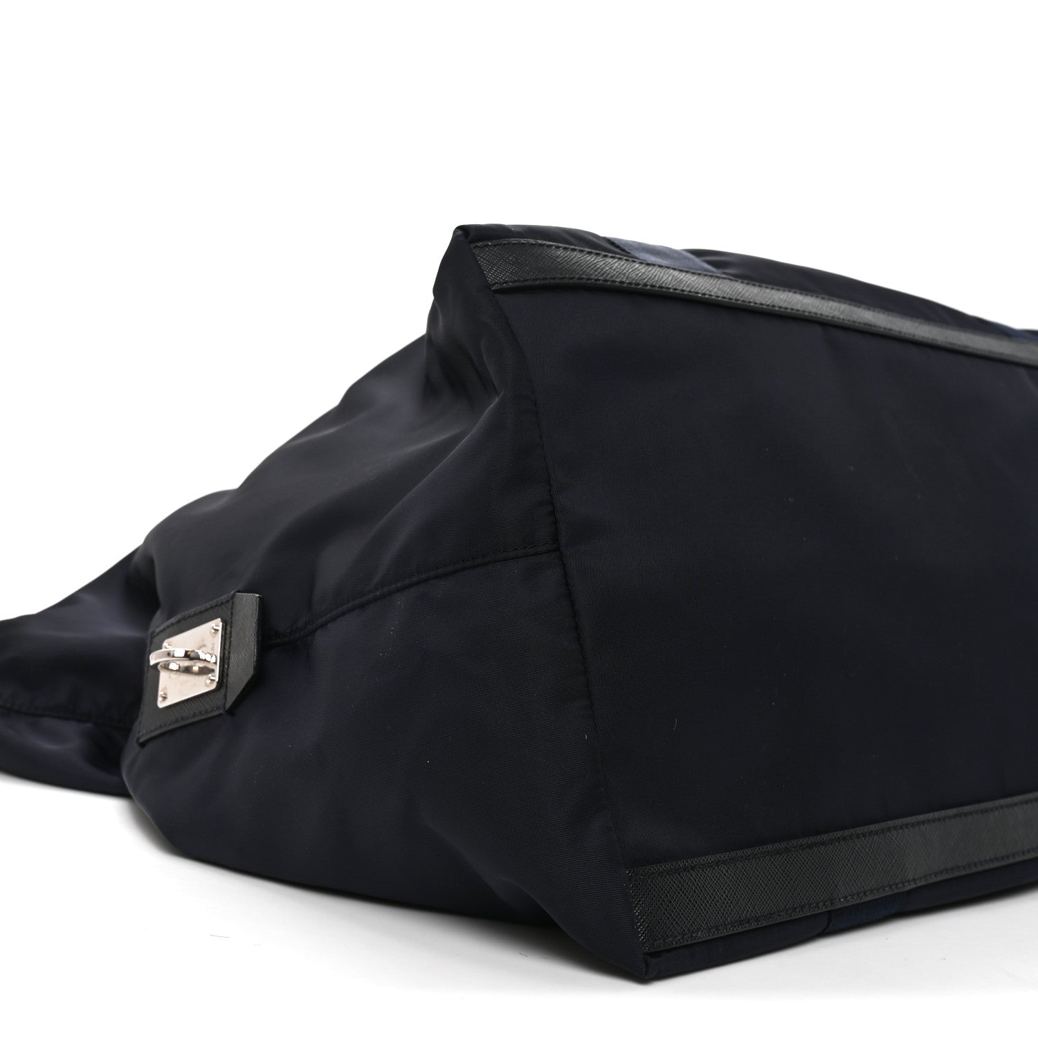 Re-Nylon Saffiano Duffle Bag Navy