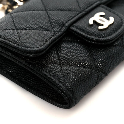 Caviar Quilted Belt Bag Black