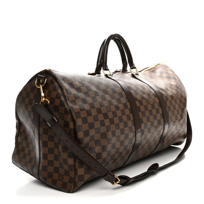 Damier Ebene Keepall Bandouliere 55