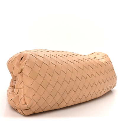 Nappa Maxi Intrecciato The Pouch Oversized Clutch Caramel