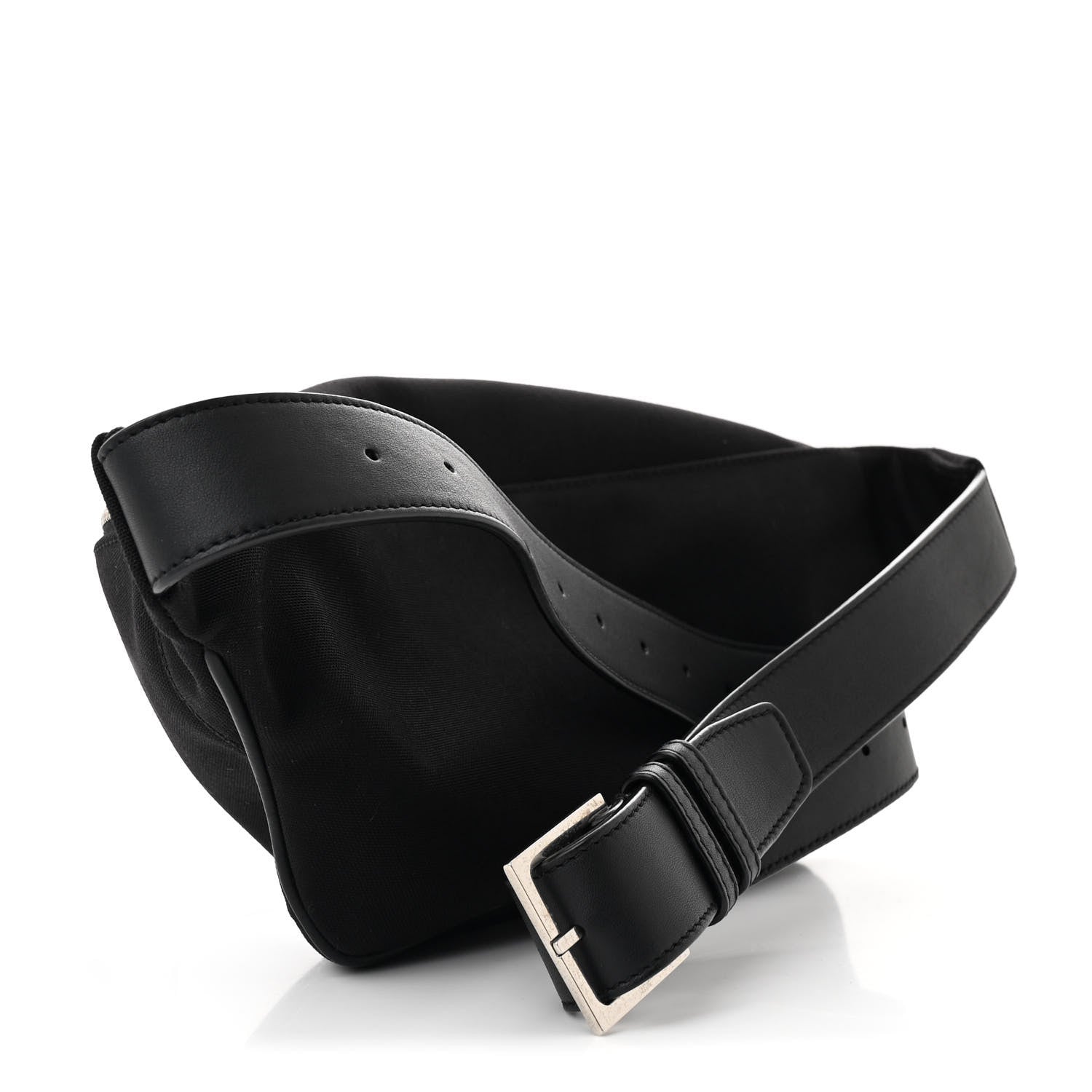 Canvas Monogram Belt Bag Black