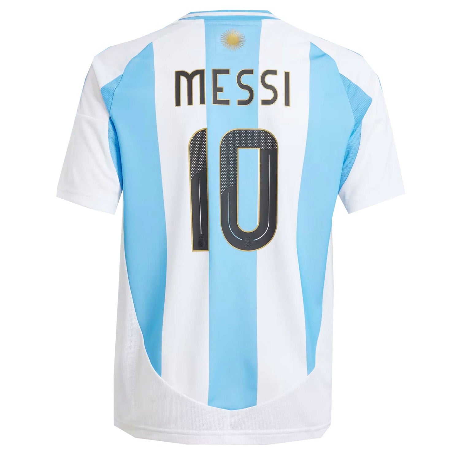 adidas Argentina Kids Home Stadium 2024/25 Jersey w/ Messi 
