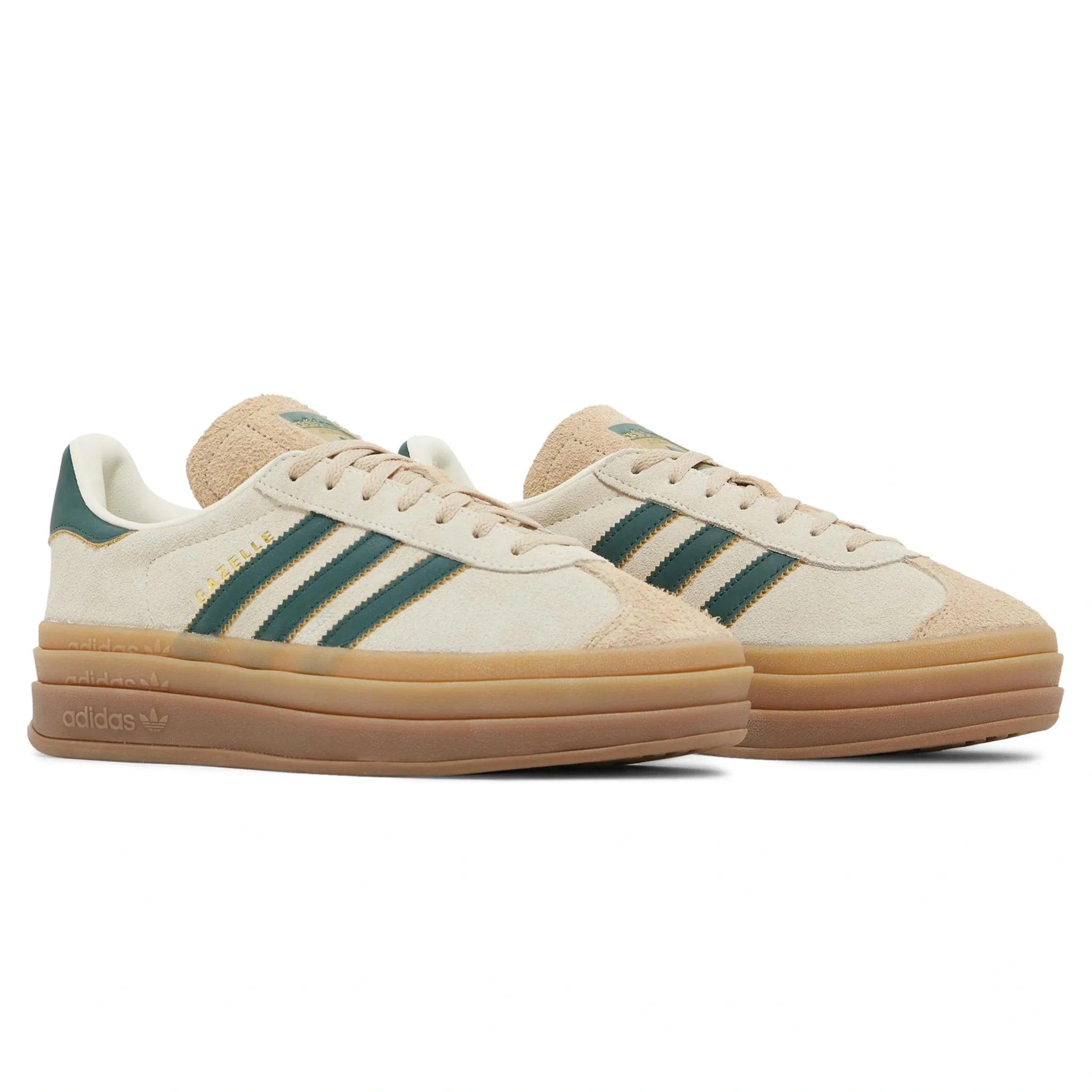 Adidas Gazelle Bold Cream Collegiate Green (W) Secondary image