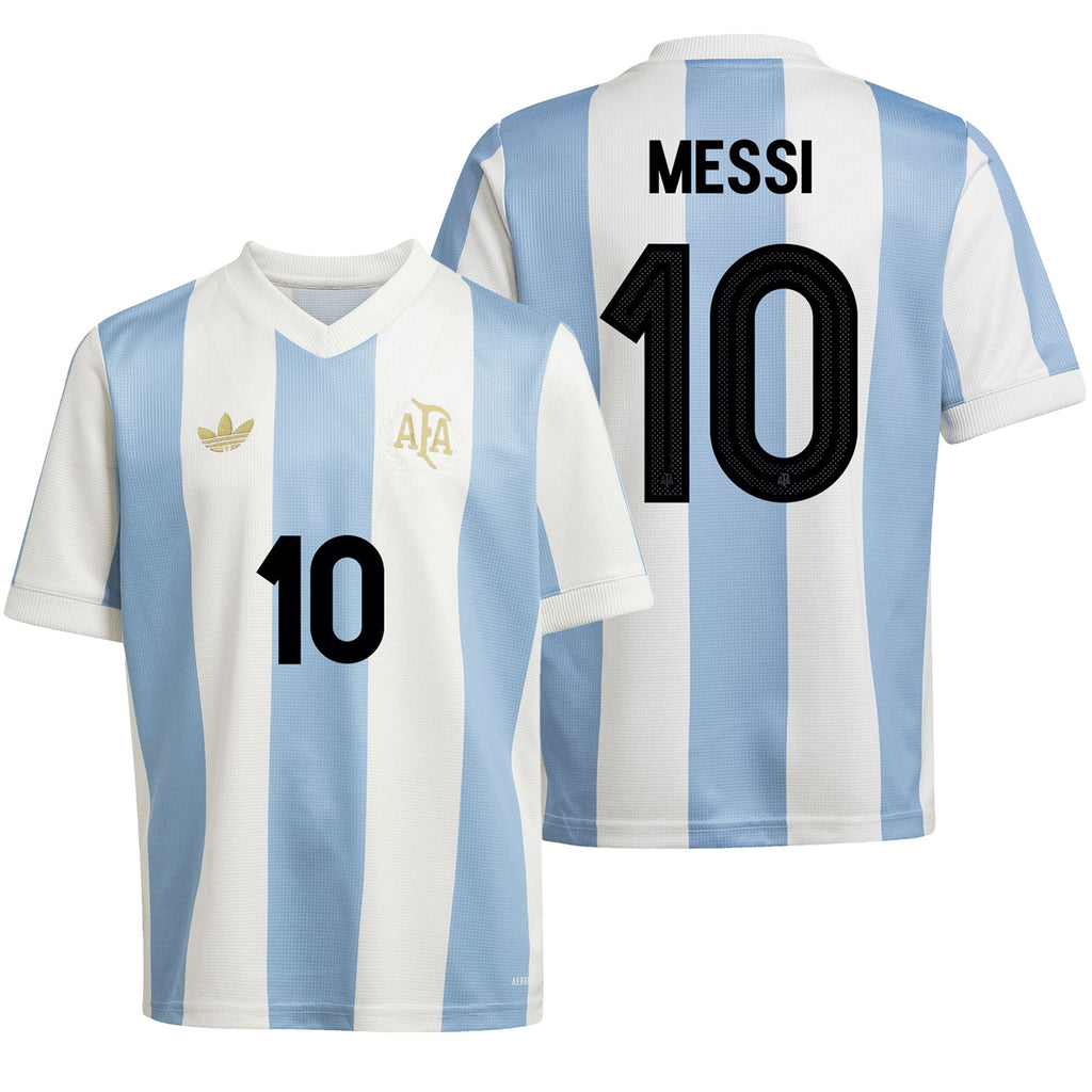 Adidas Argentina 50th Anniversary Kids Stadium Jersey w/ Messi #10