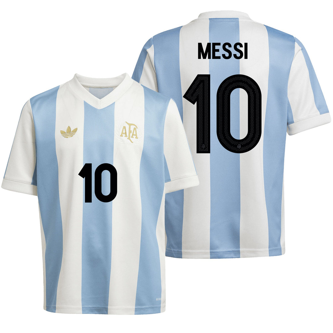 Adidas Argentina 50th Anniversary Kids Stadium Jersey w/ Messi 