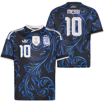 adidas Argentina Kids Away Stadium 2026 Jersey w/ Messi 