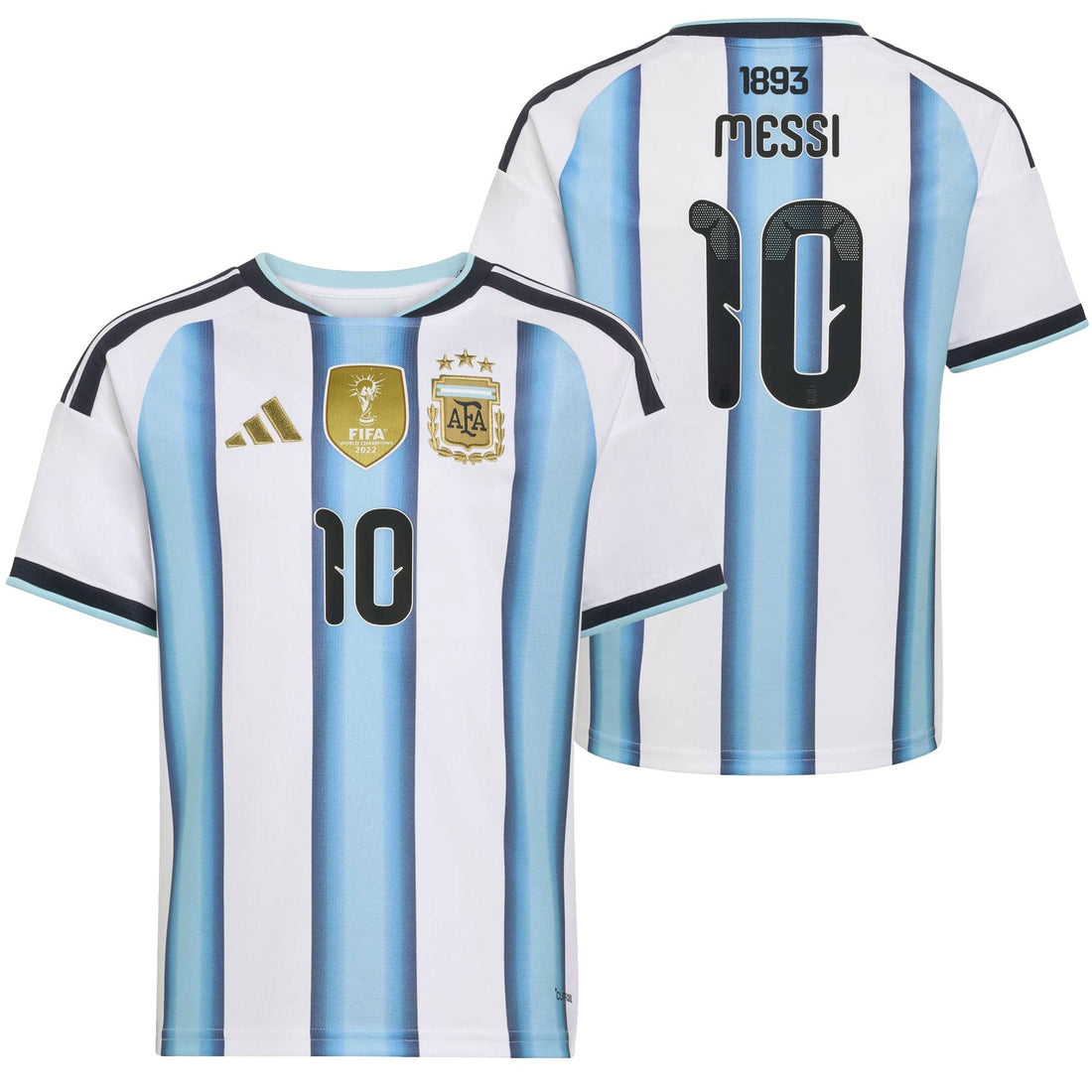 adidas Argentina Kids Home Stadium 2026 Jersey w/ Messi 