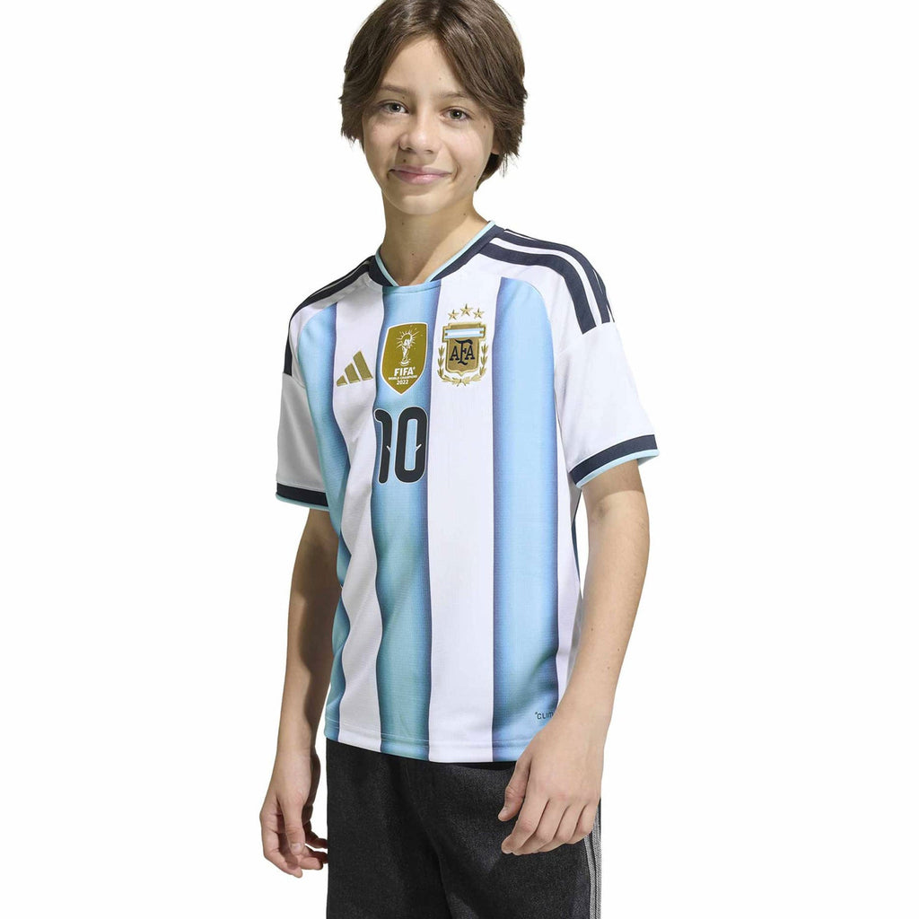 adidas Argentina Kids Home Stadium 2026 Jersey w/ Messi #10