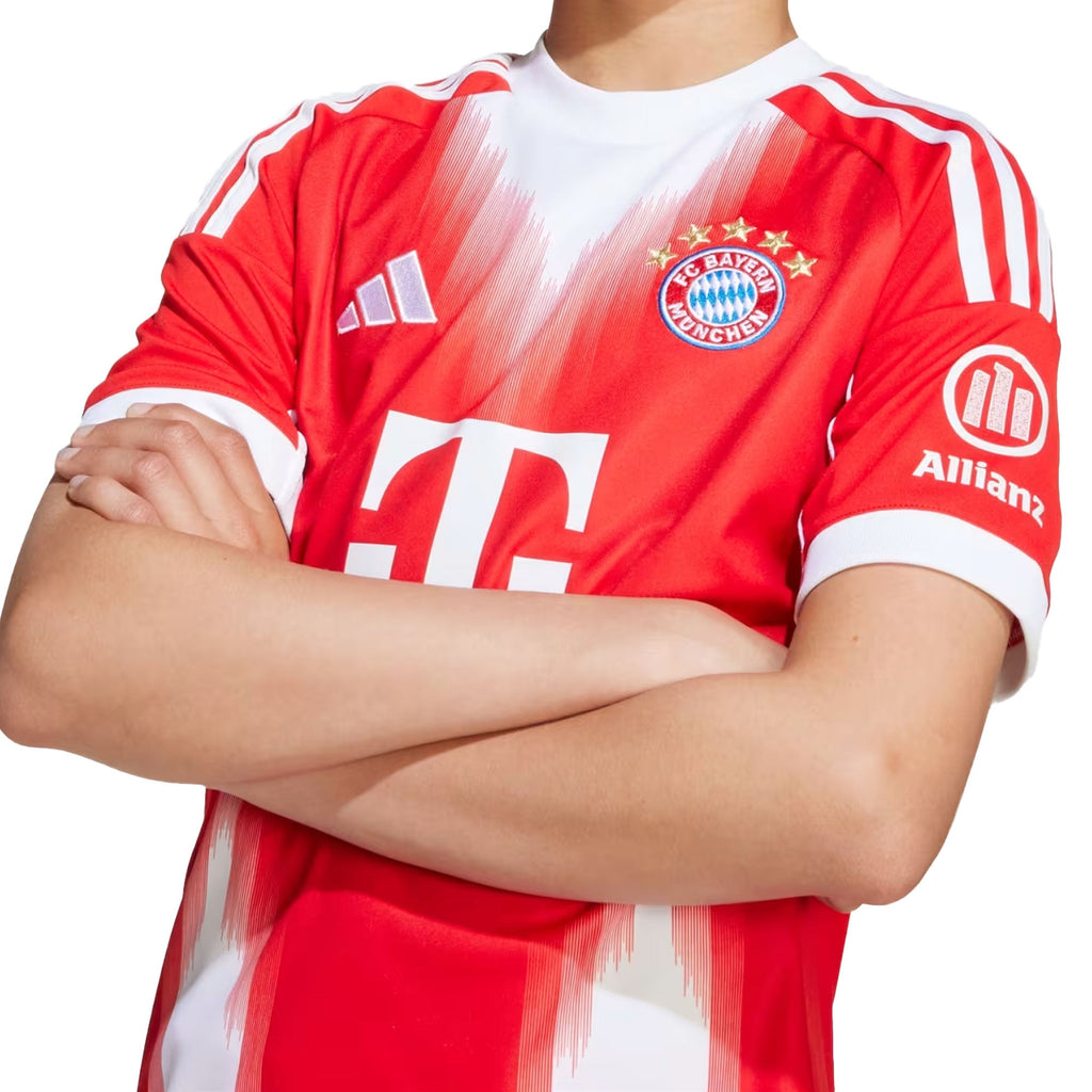 adidas FC Bayern Munich Kids Home Stadium 2025/26 Jersey