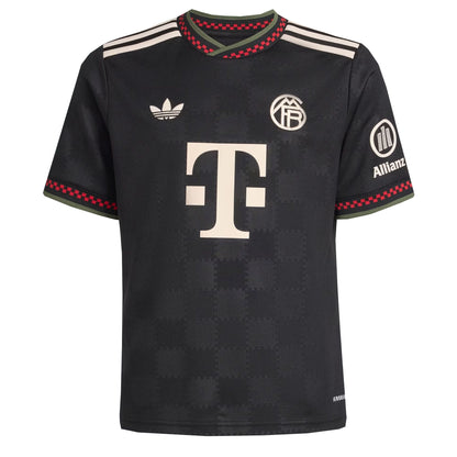 adidas FC Bayern Munich Kids Third Stadium 2025/26 Jersey