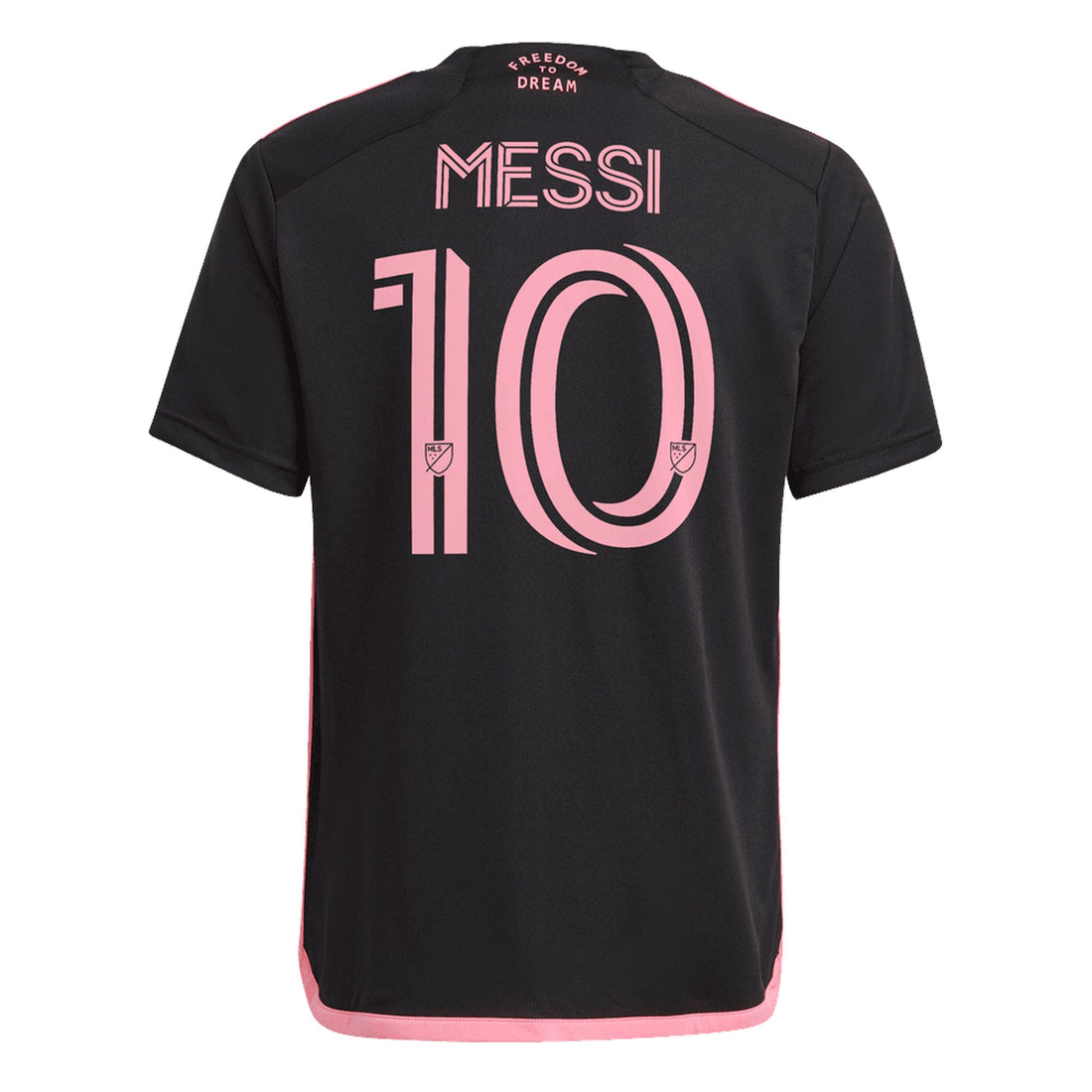 adidas Inter Miami Kids Away Stadium 2023/24 Jersey w/ Messi 