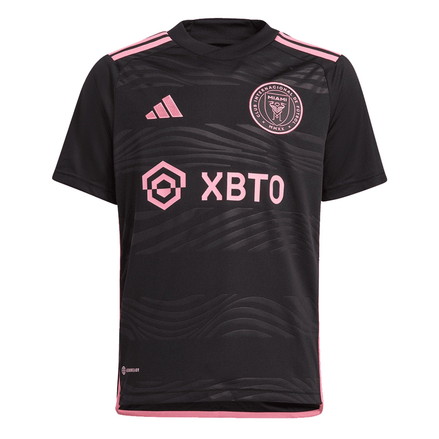 adidas Inter Miami Kids Away Stadium 2023/24 Jersey w/ Messi 