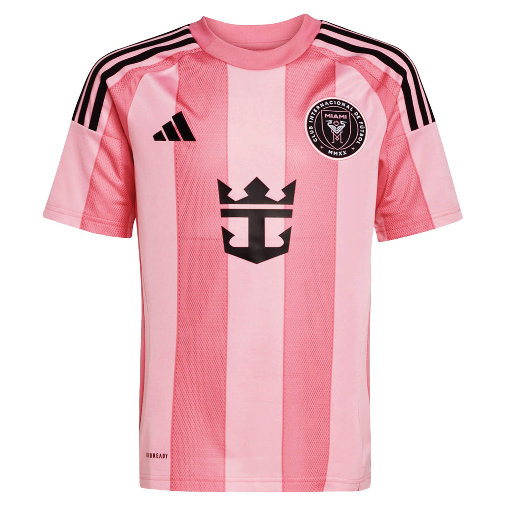 adidas Inter Miami Kids Home Stadium 2025/26 Jersey w/ Messi #10