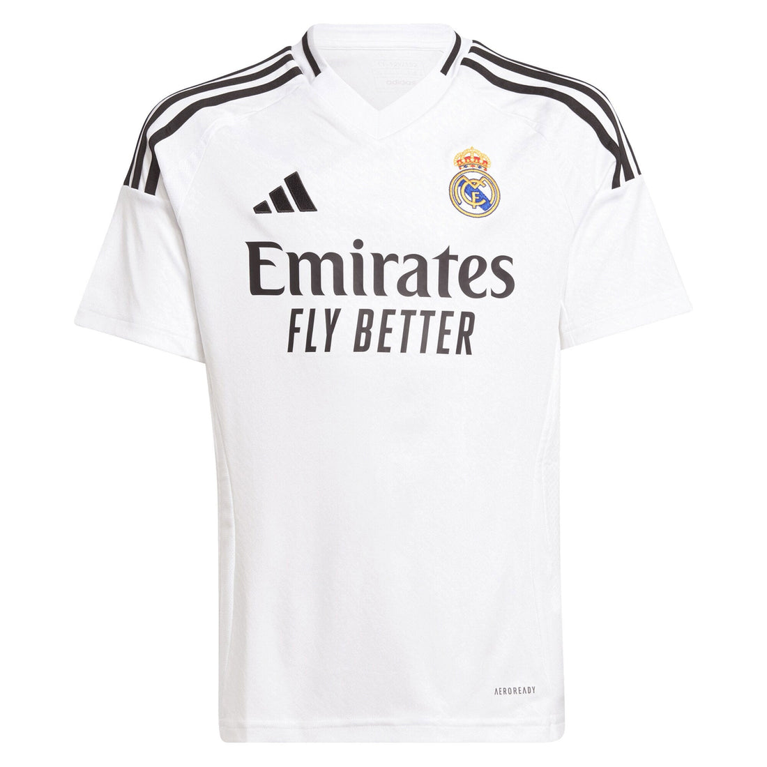 adidas Real Madrid Kids Home Stadium 2024/25 Jersey w/ Mbappe 