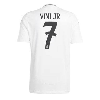 adidas Real Madrid Kids Home Stadium 2024/25 Jersey w/ Vini Jr 