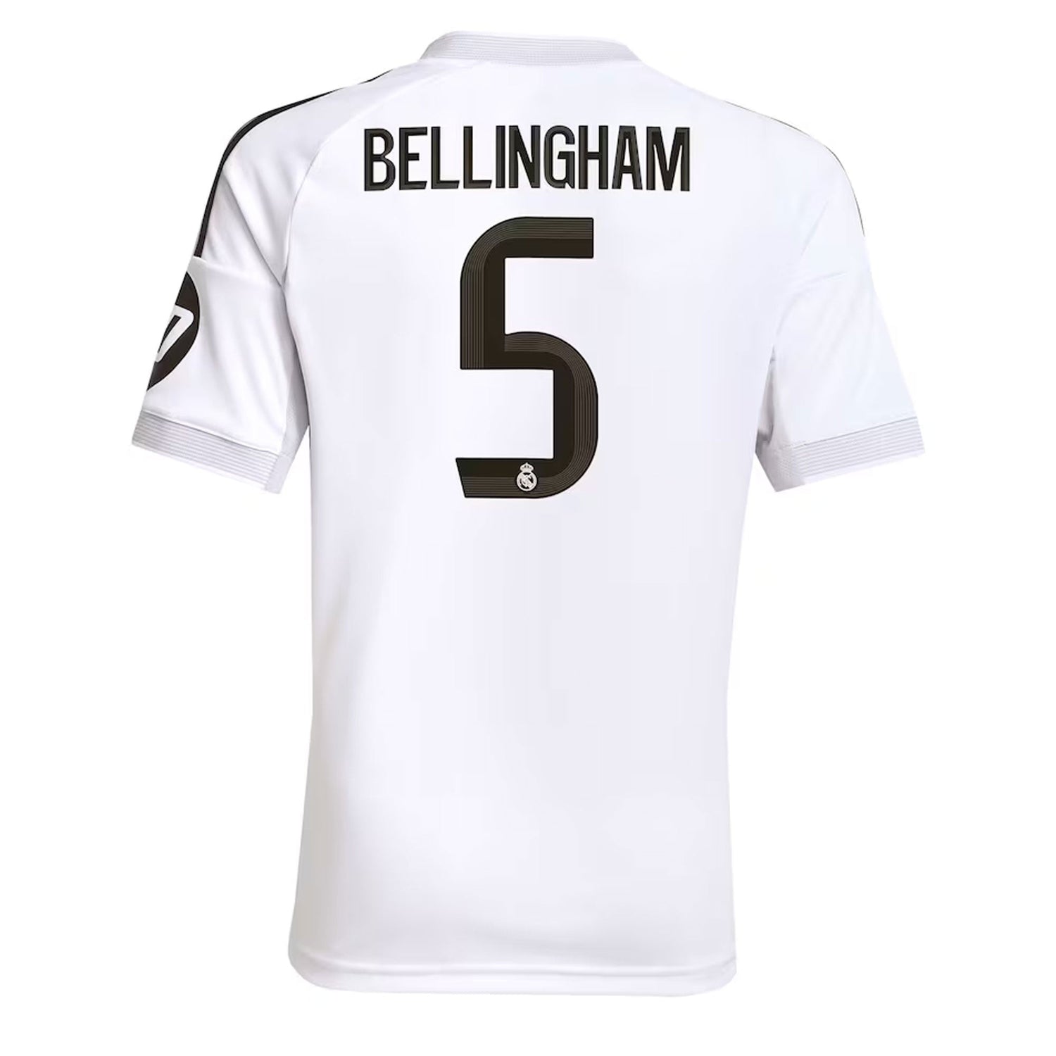 adidas Real Madrid Kids Home Stadium 2025/26 Jersey w/ Bellingham 