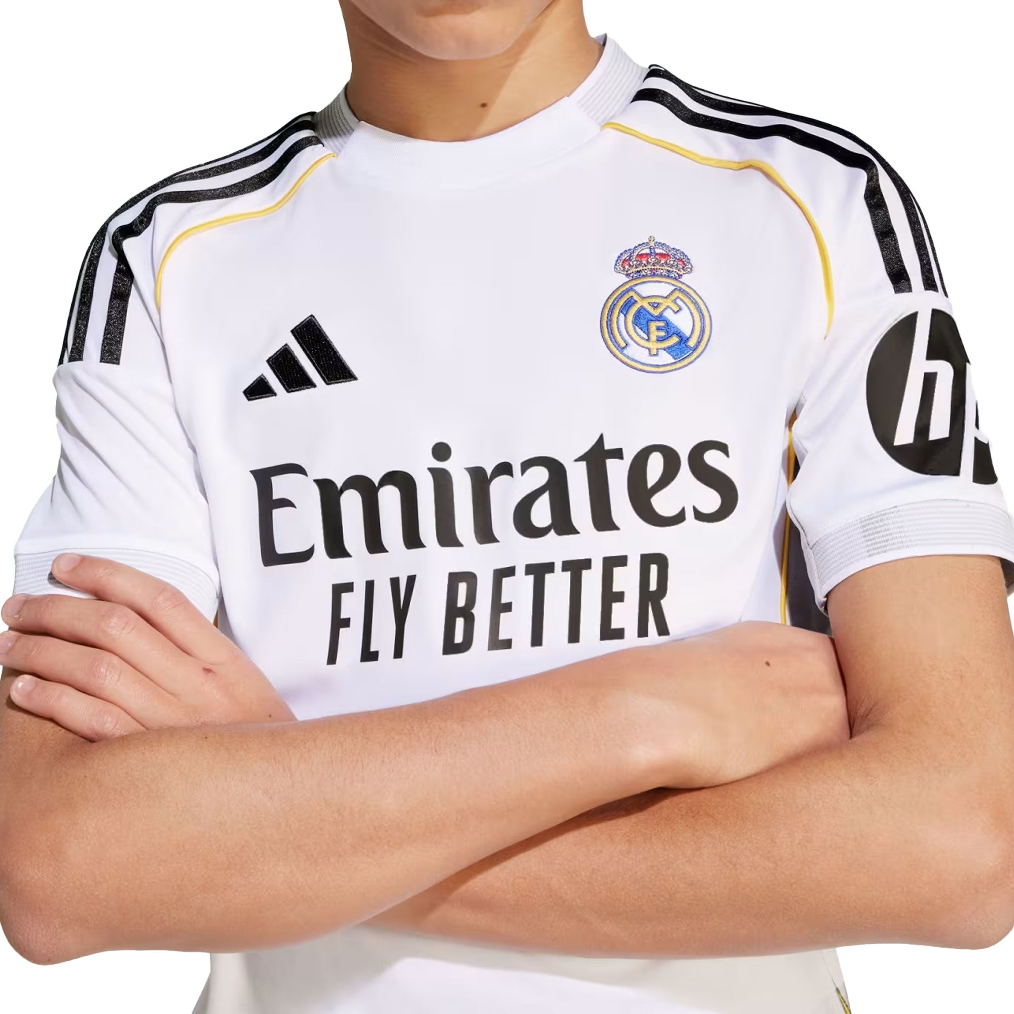 adidas Real Madrid Kids Home Stadium 2025/26 Jersey w/ Mbappe #10