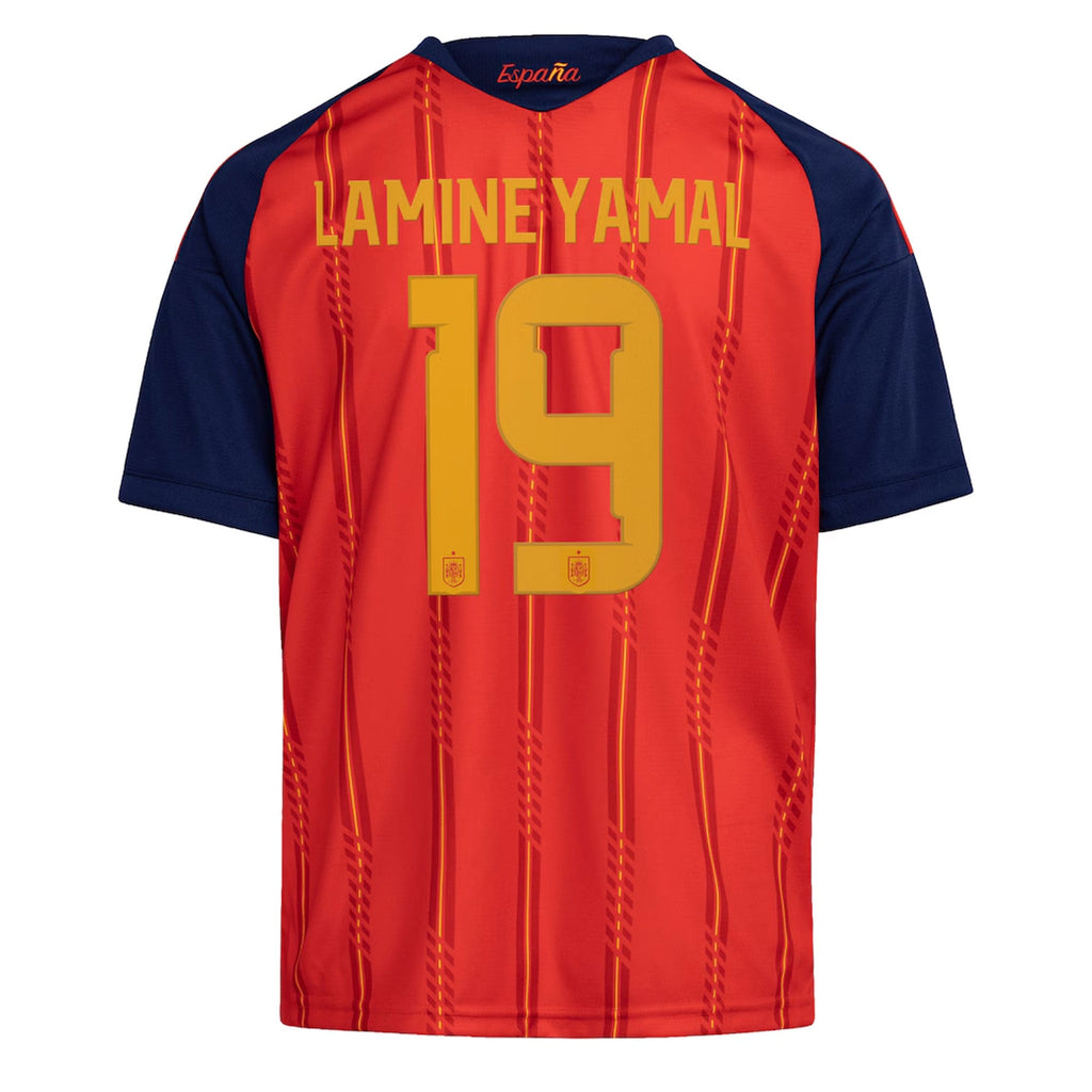 adidas Spain Kids Home Stadium 2026 Jersey w/ Lamine Yamal #19