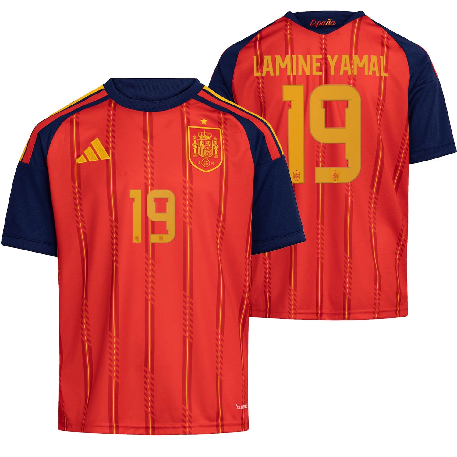 adidas Spain Kids Home Stadium 2026 Jersey w/ Lamine Yamal 