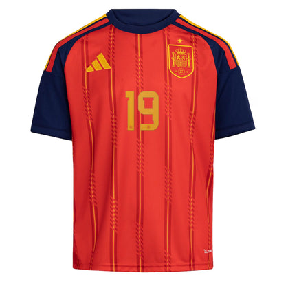 adidas Spain Kids Home Stadium 2026 Jersey w/ Lamine Yamal 