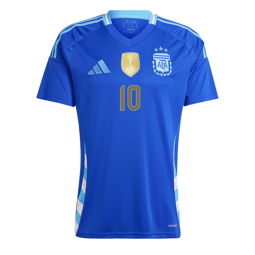 adidas Argentina Men's Away Stadium 2024/25 Jersey w/ Maradona #10