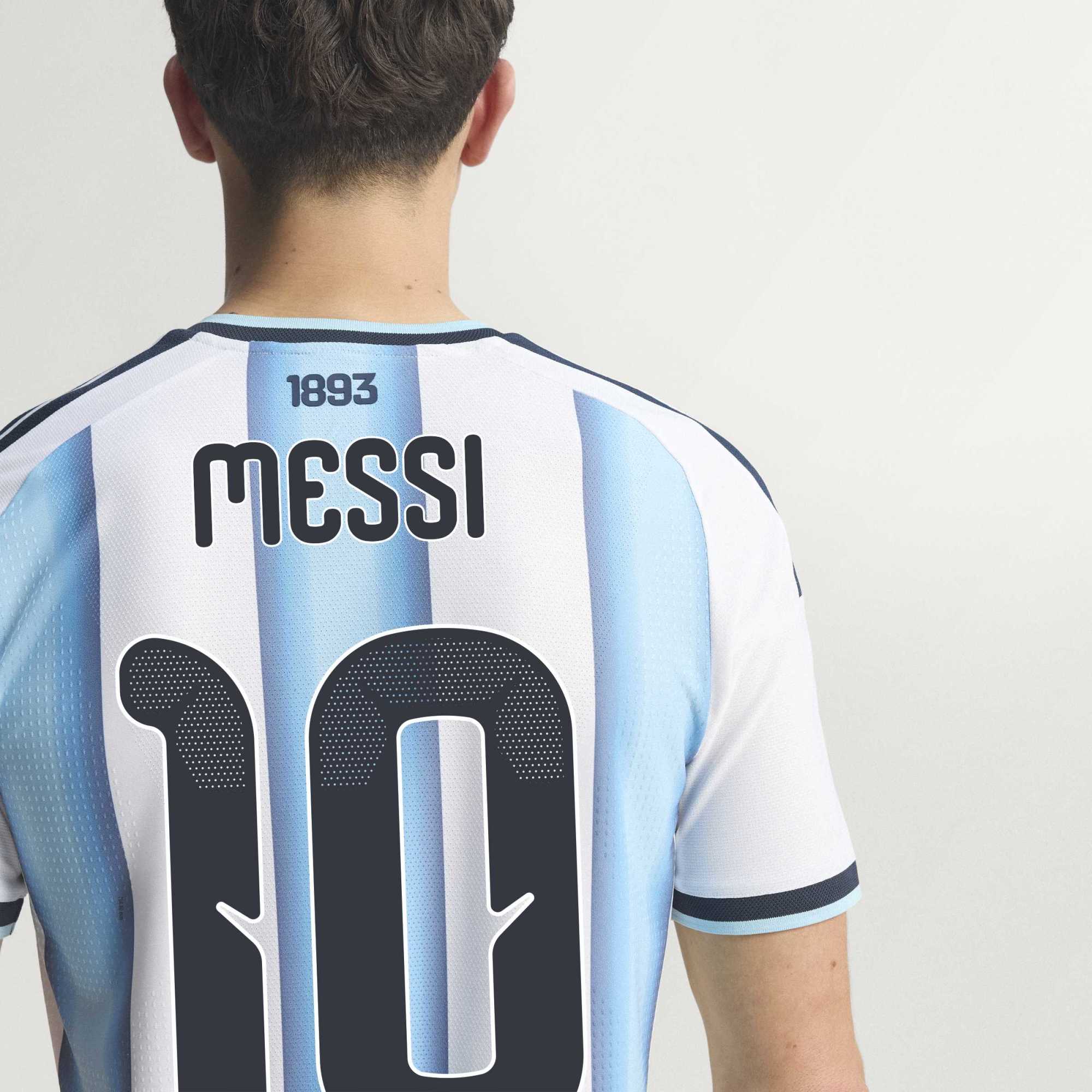 adidas Argentina Men's Home Climacool+ 2026 Jersey w/ Messi #10