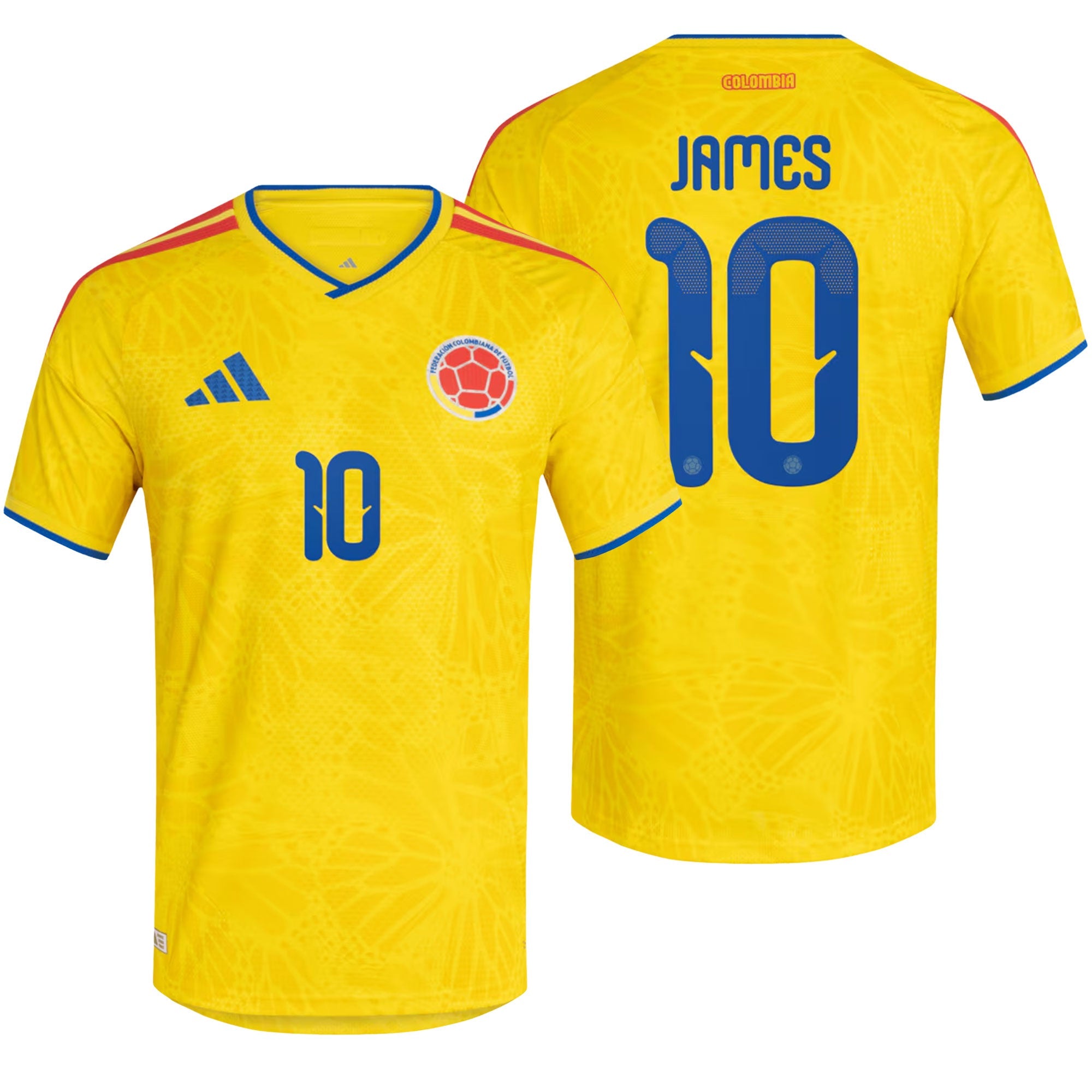 adidas Colombia Men's Home Climacool+ 2026 Jersey w/ James #10
