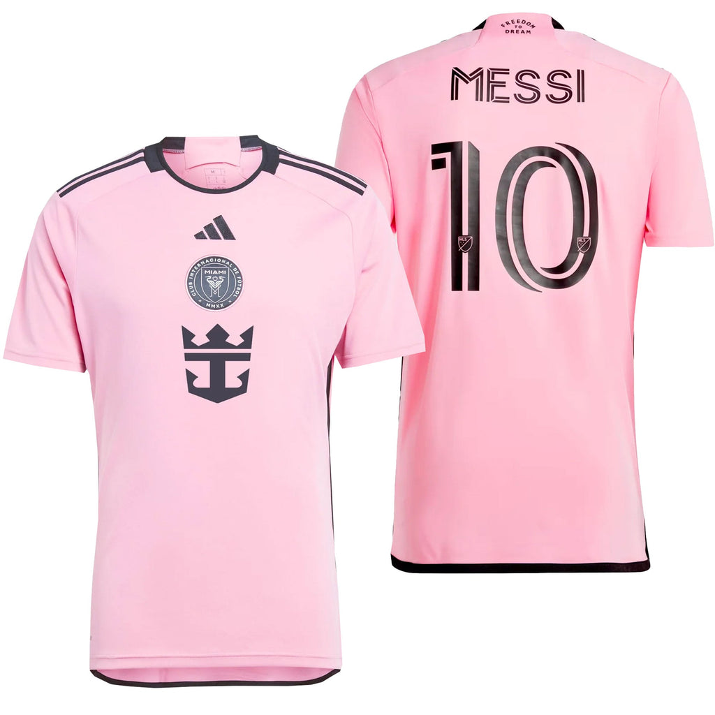 adidas Inter Miami Men's Home Stadium 2024/25 Jersey w/ Messi #10
