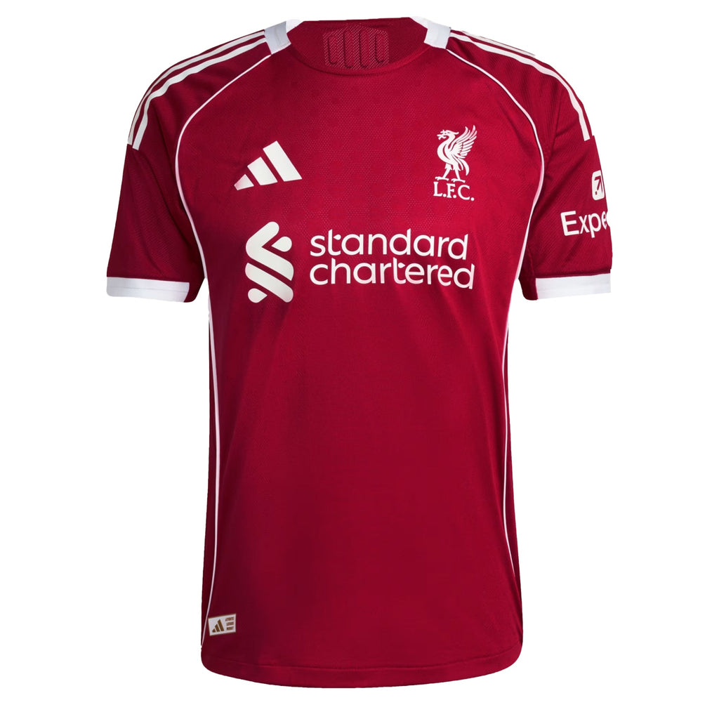 adidas Liverpool Men's Home Authentic 2025/26 Jersey