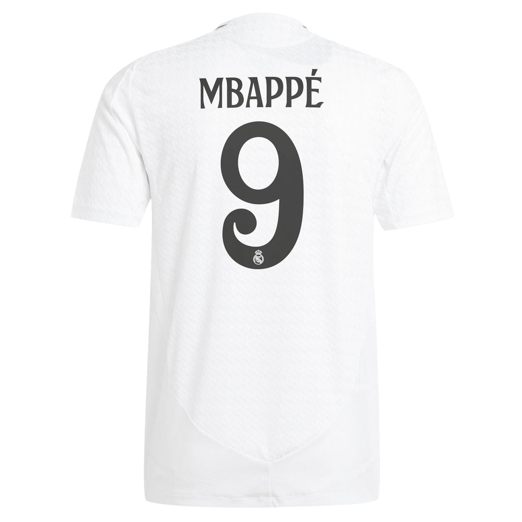 adidas Real Madrid Men's Home Authentic 2024/25 Jersey w/ Mbappe #9